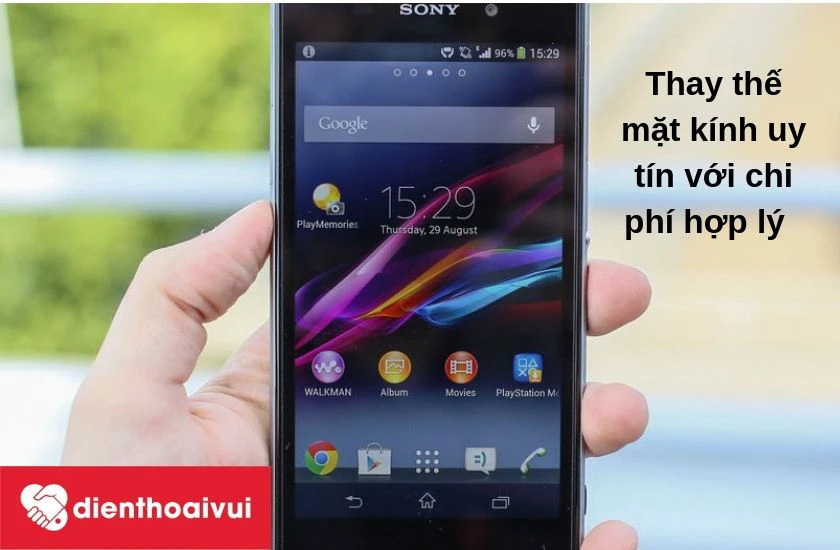 Điện Thoại Vui - Địa chỉ thay mặt k&iacute;nh cảm ứng cho Sony Xperia Z1 nhanh ch&oacute;ng với chi ph&iacute; hợp l&yacute;