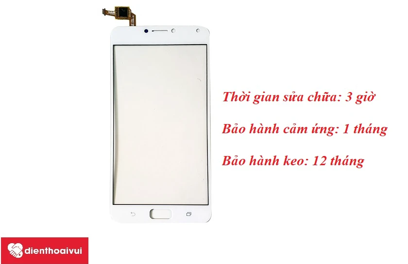 Thay mặt kính cảm ứng cho Asus Zenfone 4 Max chất lượng, giá trẻ tại Điện Thoại Vui