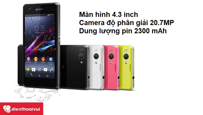 Sony Xperia Z1 Compact – phiên bản “mini” với camera “khủng” độ phân giải lên đến 20.7 MP