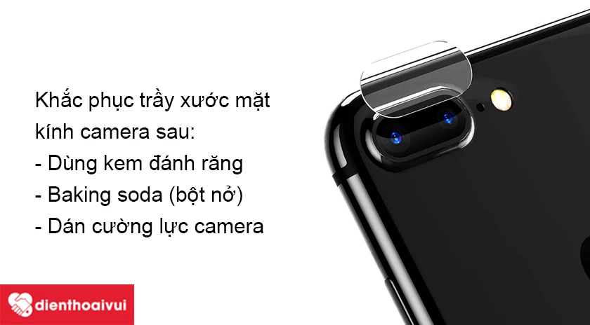 Mặt k&iacute;nh camera sau bị trầy xước n&ecirc;n l&agrave;m g&igrave;?