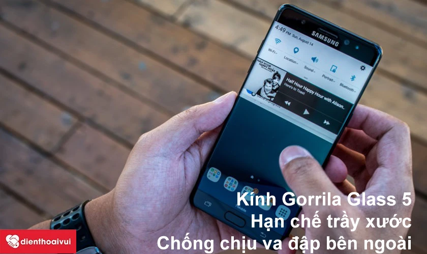 Cấu tạo và chức năng mặt kính Samsung Galaxy Note FE.
