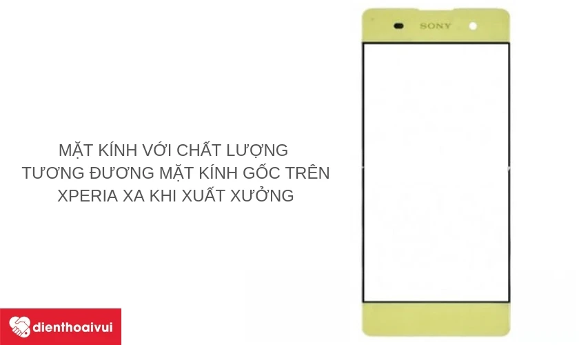 Mặt kính mới chất lượng tương đương với mặt kính cũ