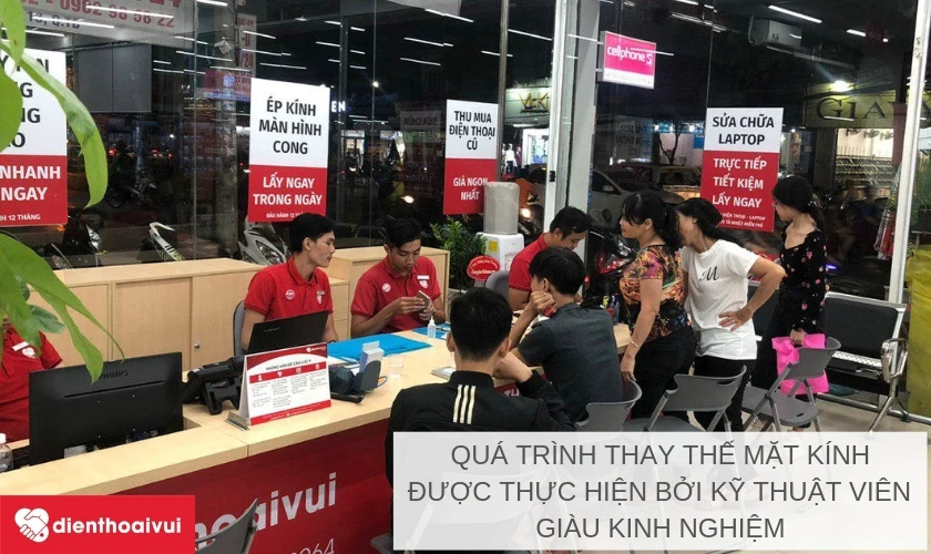 Thay thế bởi đội ngũ kỹ thuật viên dày dặn kinh nghiệm