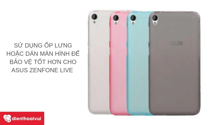 Sử dụng ốp lưng bảo vệ m&agrave;n h&igrave;nh