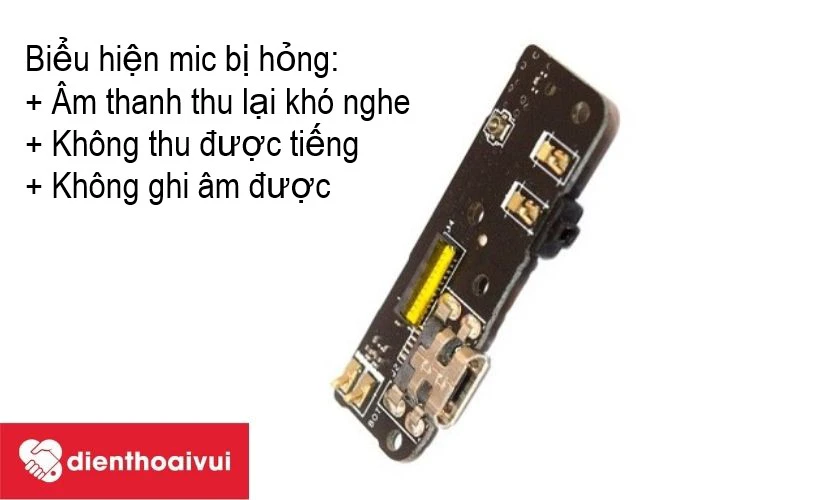 Biểu hiên mic hỏng
