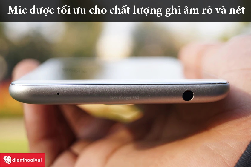 Asus Zenfone 3 Laser – Mic được tối ưu cho chất lượng ghi âm rõ và nét