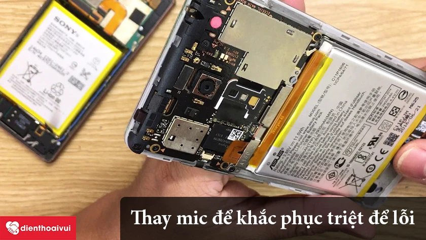 thay mic cho điện thoại Asus Zenfone 3 Laser