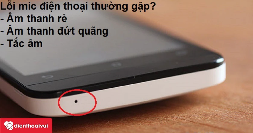 biểu hiện lỗi mic thường gặp