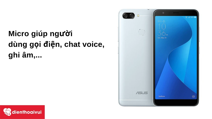 hức năng của micro trên điện thoại