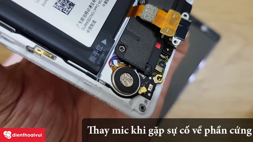 Thay mic khi gặp lỗi phần cứng