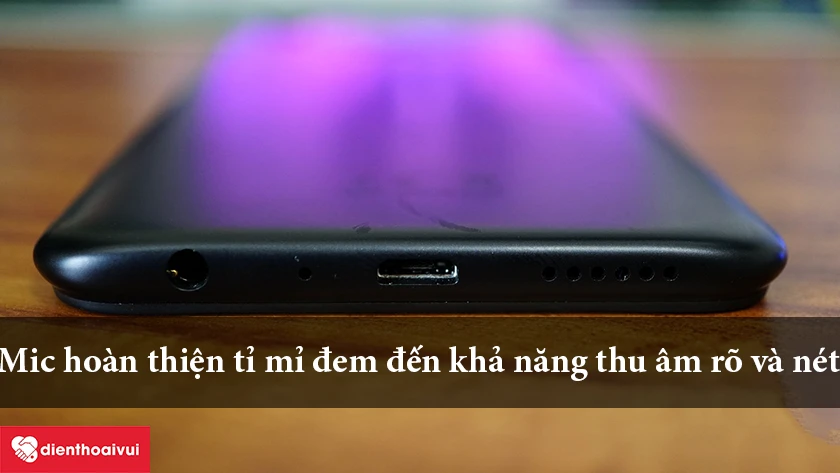 Oppo A83 – Mic hoàn thiện tỉ mỉ đem đến khả năng thu âm rõ và nét