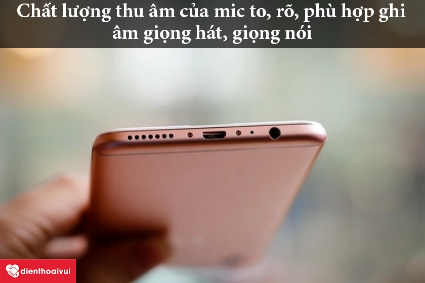 Oppo F1 – Chất lượng thu âm của mic to, rõ, phù hợp ghi âm giọng hát, giọng nói