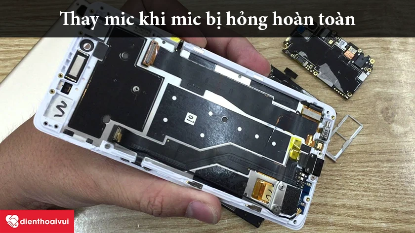 Thay mic khi mic hỏng hoàn toàn