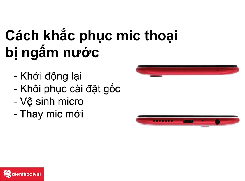 Cách khắc phục mic thoại bị ngấm nước trên Oppo F5