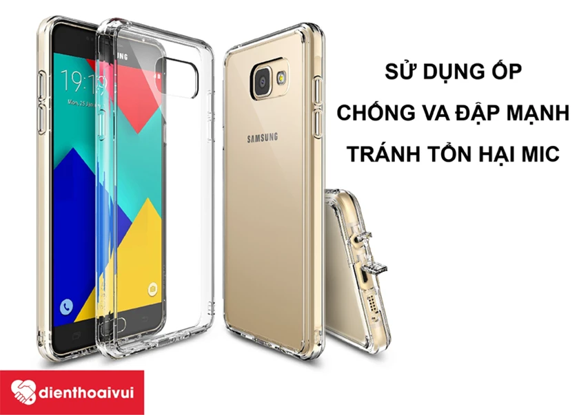 Sử dụng ốp lưng thường hoặc chống sốc