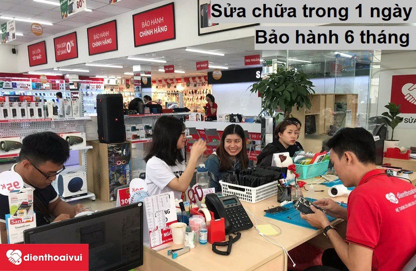 Thay mic Samsung Galaxy A7 2016 chính hãng với giá tốt tại hệ thống Điện Thoại Vui