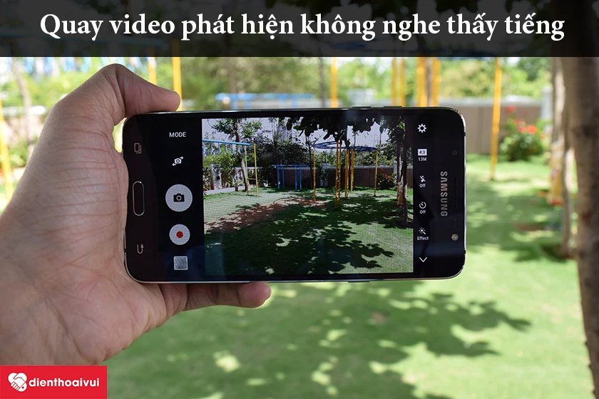 Quay video phát hiện không nghe thấy tiếng