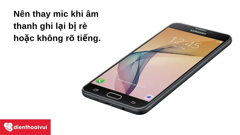 Nên thay mic khi ghi âm rè, không rõ tiếng