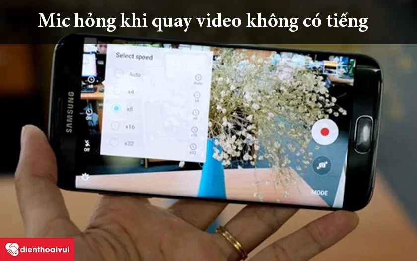 Quay video không có tiếng