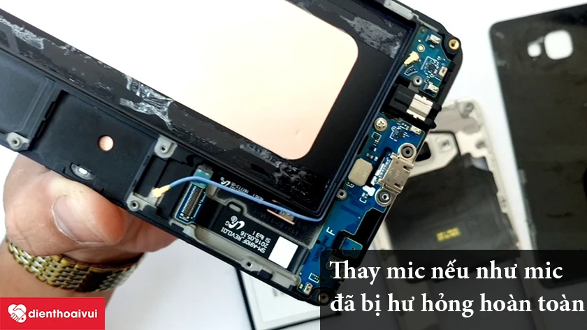 Thay mic nếu mic hư hỏng hoàn toàn