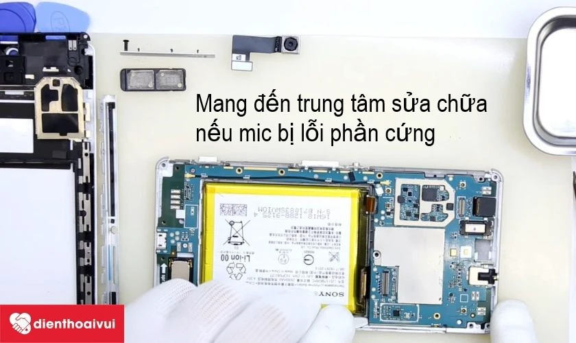 Mang đến trung tâm sửa chữa nếu lỗi phần cứng