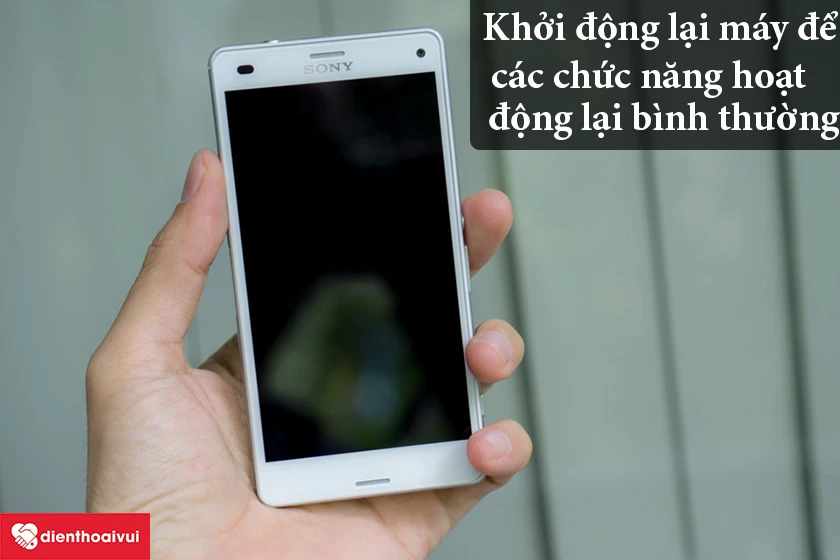 khởi động lại máy