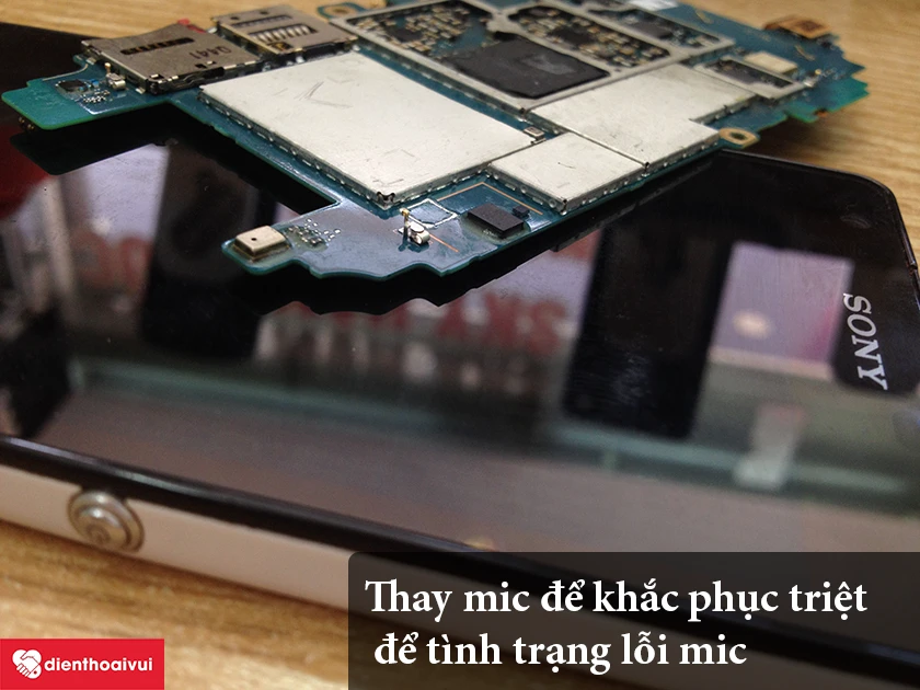 Thay mic nếu lỗi do phần cứng