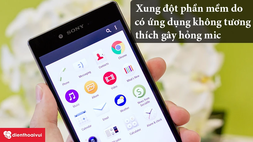 cài đặt các ứng dụng nào đó không tương thích