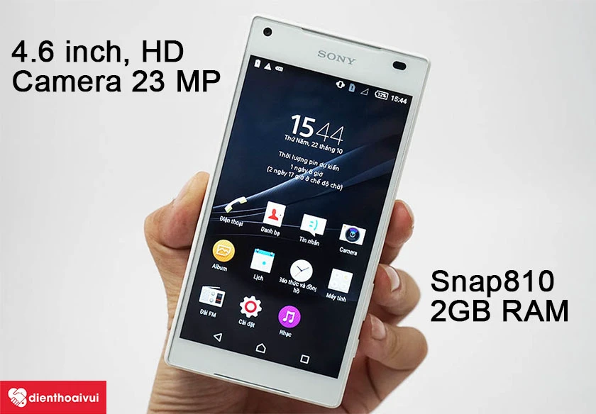 Sony Xperia Z5 Compact – Sản phẩm không thể bỏ qua với thiết kế nhỏ gọn và cấu hình mạnh mẽ