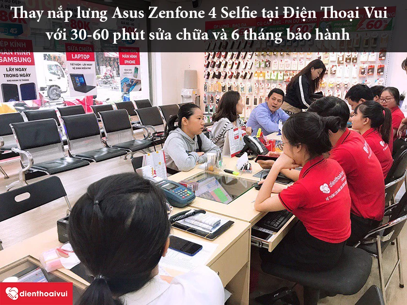 L&yacute; do n&ecirc;n sử dụng dịch vụ thay nắp lưng Asus Zenfone 4 Selfie tại Điện Thoại Vui