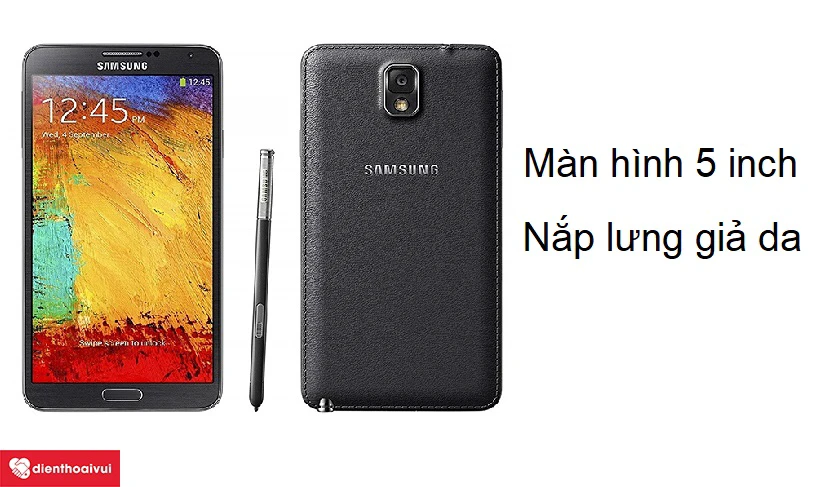 M&agrave;n h&igrave;nh 5.7 inch, cấu h&igrave;nh mạnh pin 3200 mAh nắp lưng được l&agrave;m từ chất liệu giả da sang trọng