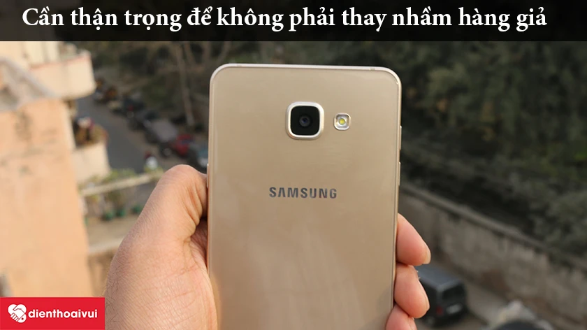 Đặc điểm của nắp lưng Samsung Galaxy A7 2016 ch&iacute;nh h&atilde;ng
