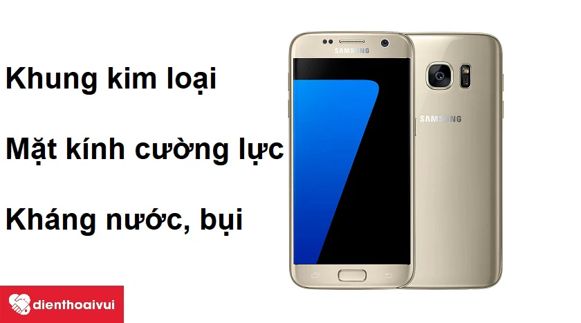 Sở hữu khung kim loại, mặt k&iacute;nh cường lực c&ugrave;ng t&iacute;nh năng kh&aacute;ng nước, kh&aacute;ng bụi