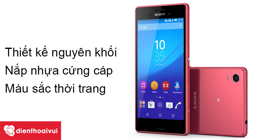 Sony Xperia M4 &ndash; thiết kế chuẩn Omni Balance v&agrave; nắp lưng nhựa cứng c&aacute;p