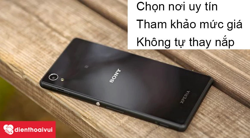 Một số lưu &yacute; khi thay nắp lưng Sony Xperia M4
