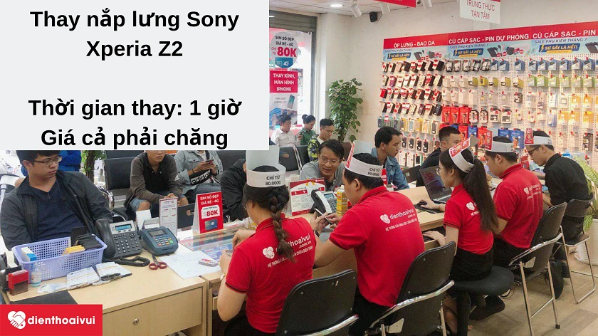 Dịch vụ thay nắp lưng Sony Xperia Z2 chất lượng cao, gi&aacute; tốt tại Điện Thoại Vui