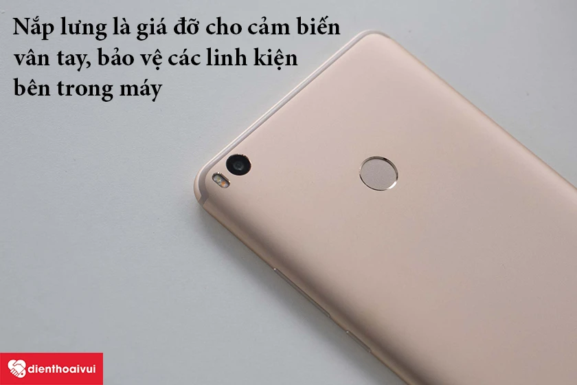 Nhiệm vụ của nắp lưng Xiaomi Mi Max 2