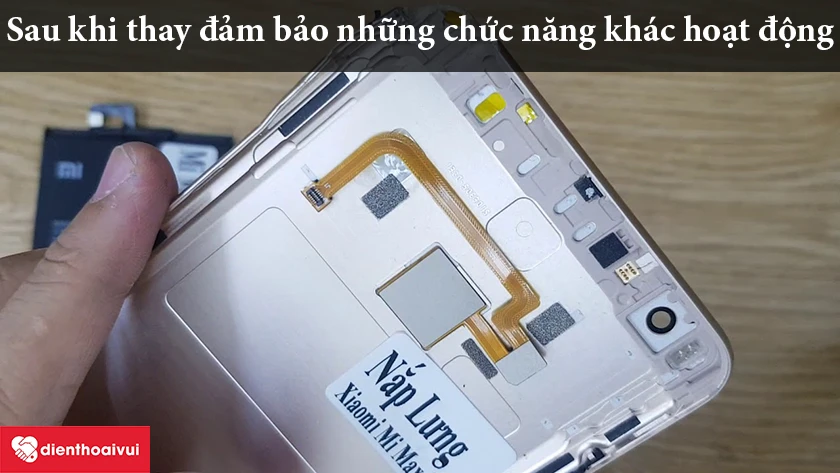 Saukhi thay nhớ kiểm tra máy đảm bảo các chức năng khác vẫn hoạt động
