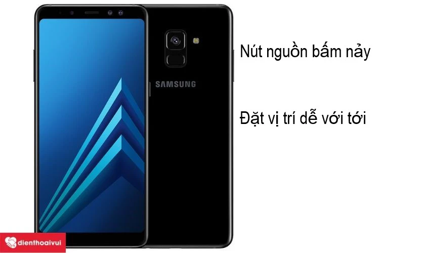 Samsung Galaxy A8 Plus 2018 &ndash; chiếc smartphone c&oacute; n&uacute;t bấm được ho&agrave;n thiện tốt