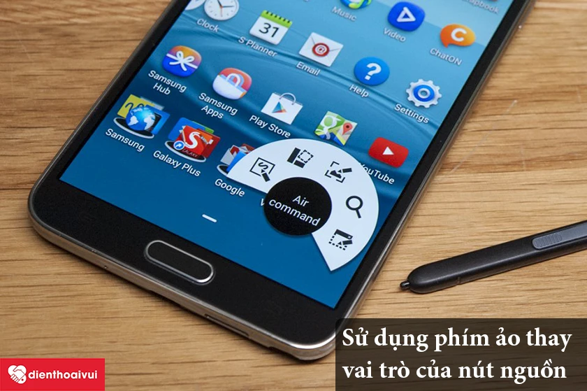 Sử dung phím home ảo