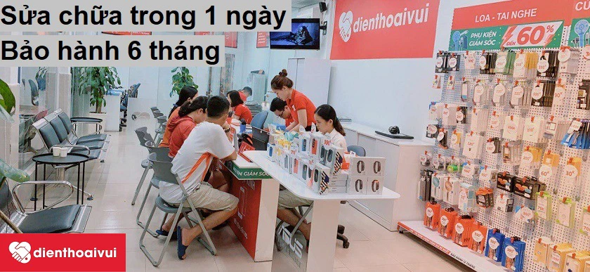Hệ thống Điện Thoại Vui sửa chữa v&agrave; thay thế linh kiện ch&iacute;nh h&atilde;ng