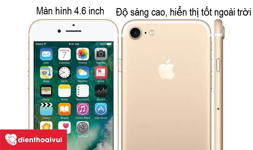 Apple iPhone 7 &ndash; chiếc smartphone c&oacute; m&agrave;n h&igrave;nh cho m&agrave;u sắc rực rỡ, độ s&aacute;ng cao, hiển thị ngo&agrave;i trời tốt