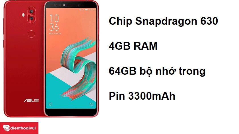 Asus Zenfone 5 lite với dung lượng pin 3300mAh