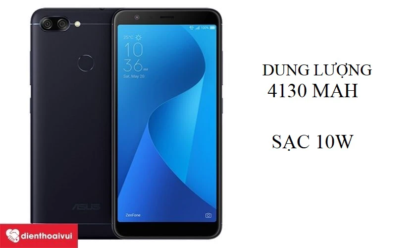 Asus Zenfone Max Plus M1 - chiếc smartphone với dung lượng pin lớn 4130mAh