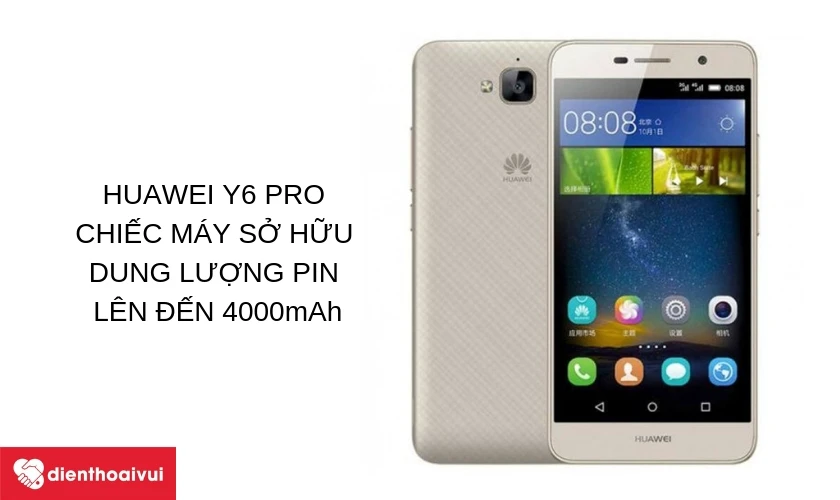 Huawei Y6Pro - Mẫu điện thoại với dung lượng pin si&ecirc;u khủng