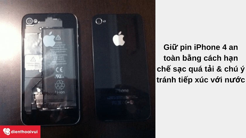 Sử dụng iPhone 4 thế nào để không bị chai pin?