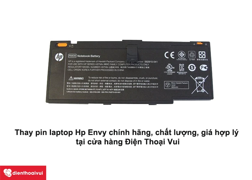 Thay pin laptop Hp uy tín, giá rẻ, lấy ngay tại Tp.Hồ Chí Minh và Hà Nội