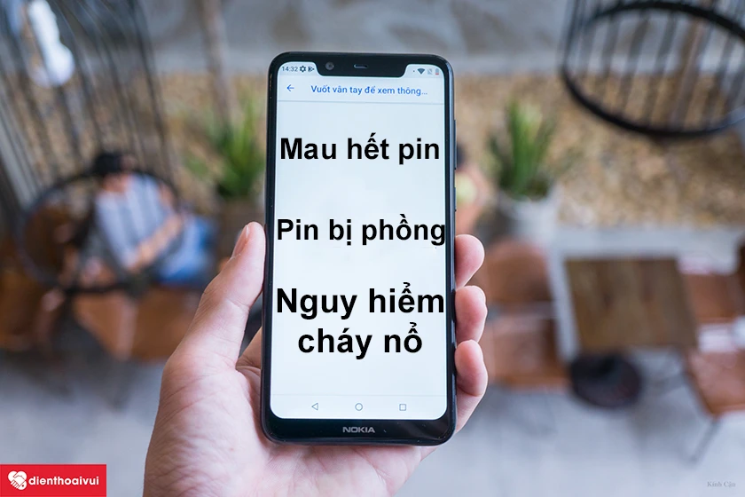 Pin điện thoại bị chai phồng c&oacute; nguy hiểm kh&ocirc;ng?