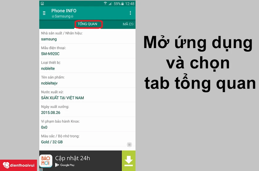 Tab Tổng quan