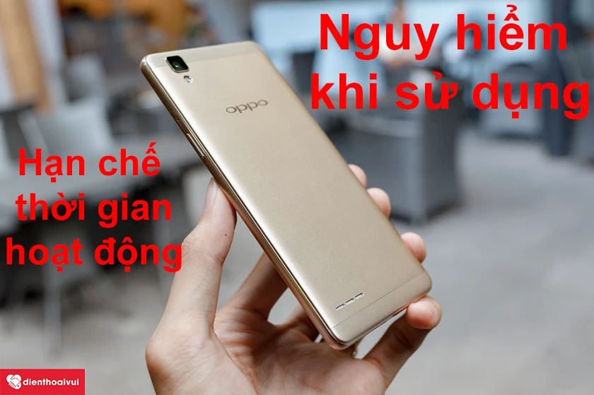 Hư pin ảnh hưởng như thế n&agrave;o?